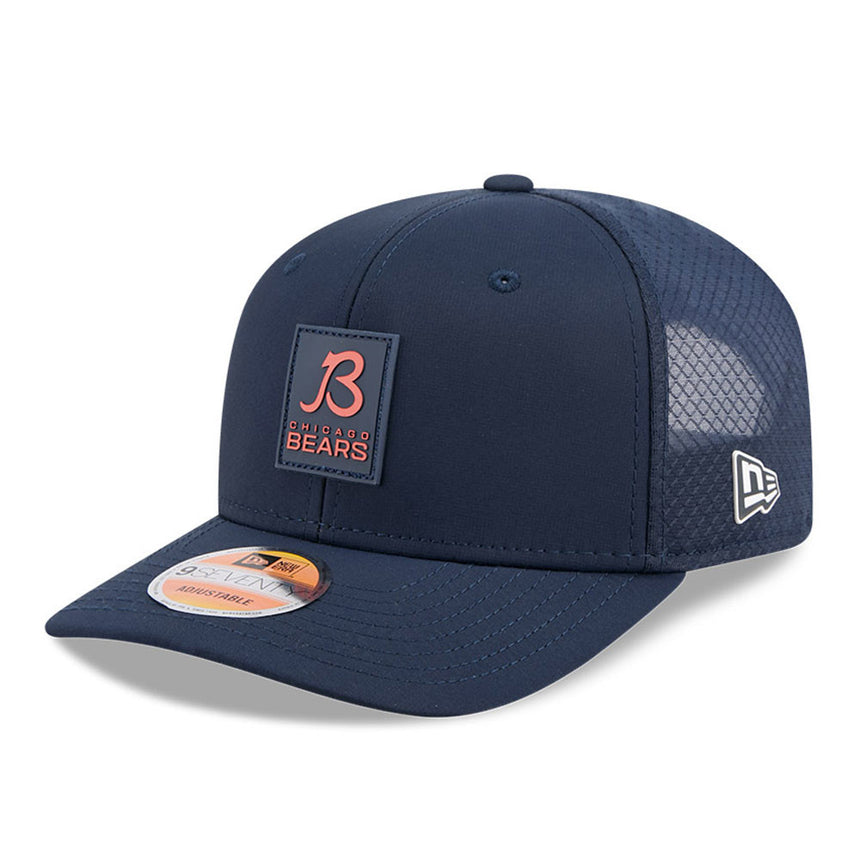 Men's Chicago Bears New Era Navy 2025 NFL B Sideline Heat 9SEVENTY Adjustable Hat - Pro Jersey Sports