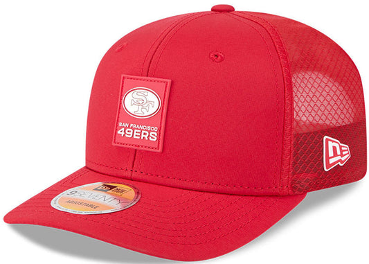 Men's San Francisco 49ers New Era Red 2025 NFL Sideline Heat 9SEVENTY Adjustable Hat - Pro Jersey Sports