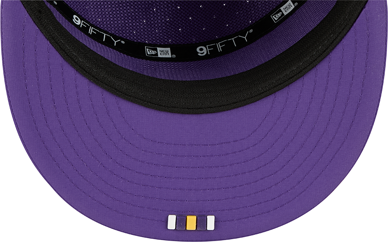 Men's Minnesota Vikings New Era Purple 2025 Sideline Split Panel 9FIFTY Snapback Hat - Pro Jersey Sports