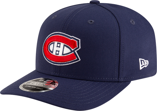 Men's Montreal Canadiens Blue New Era 9SEVENTY Adjustable Hat