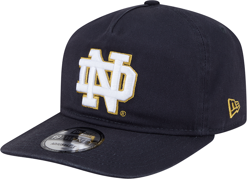 Notre Dame Fighting Irish New Era Navy 19TWENTY Adjustable Hat - Pro Jersey Sports