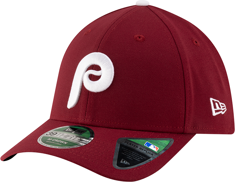 Philadelphia Phillies New Era M-Crown Player Replica Alternate 2 39Thirty Maroon Flex Fit Hat - Pro Jersey Sports
