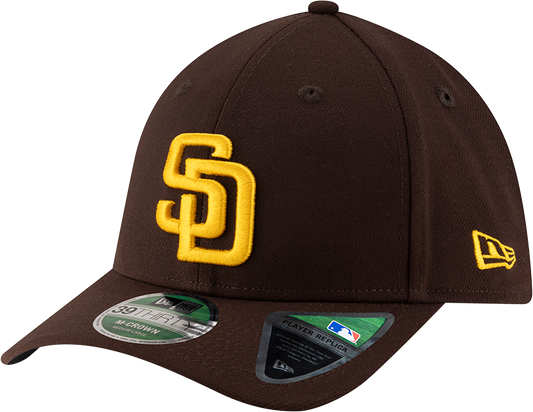 San Diego Padres New Era M-Crown Player Replica 39Thirty Brown Flex Fit Hat - Pro Jersey Sports