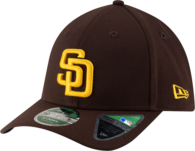 San Diego Padres New Era M-Crown Player Replica 39Thirty Brown Flex Fit Hat - Pro Jersey Sports