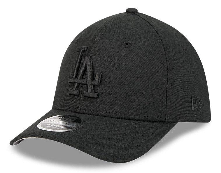 Los Angeles Dodgers M-Crown 39Thirty Tonal Black Flex Fit Hat - Pro Jersey Sports