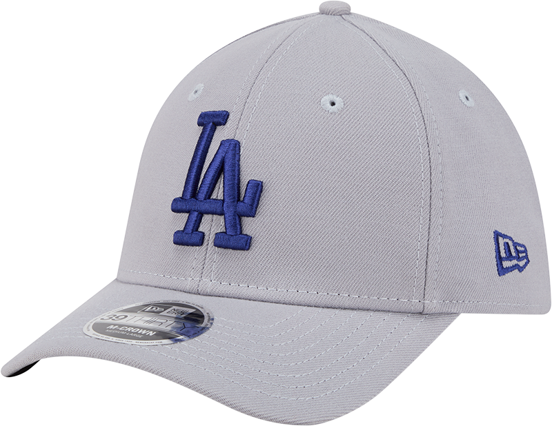 Los Angeles Dodgers New Era M-Crown 39Thirty Gray Flex Fit Hat - Pro Jersey Sports