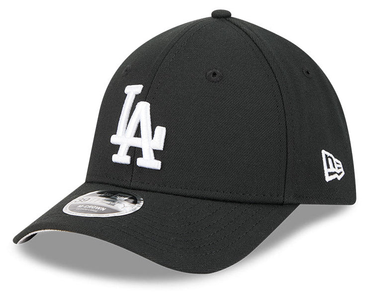 Los Angeles Dodgers M-Crown 39Thirty Black/White Flex Fit Hat - Pro Jersey Sports