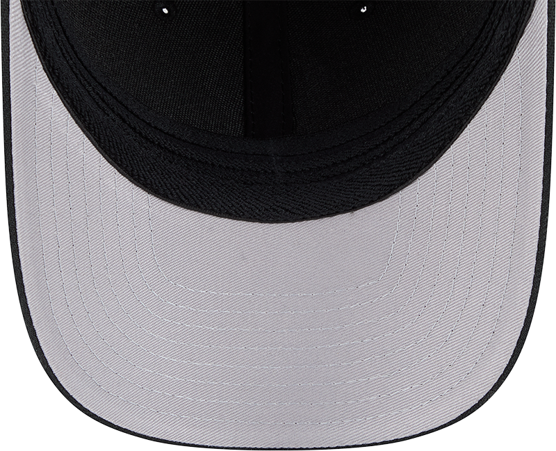 Chicago Cubs New Era M-Crown 39Thirty Black/White Flex Fit Hat