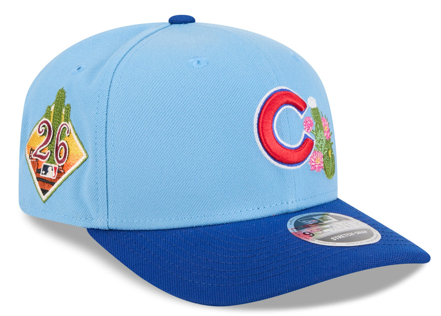 Chicago Cubs New Era 2026 Spring Training 9SEVENTY Stretch Snap Adjustable Hat - Blue - Pro Jersey Sports