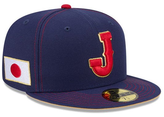 Japan Baseball New Era 2026 World Baseball Classic 59FIFTY Fitted Hat - Navy - Pro Jersey Sports