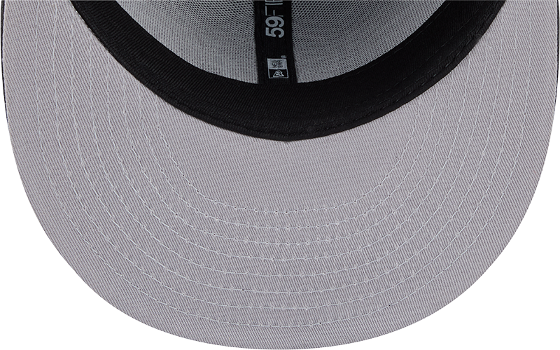 Chicago Cubs Storm Gray Walking Bear Logo 59FIFTY Fitted Cap By New Era