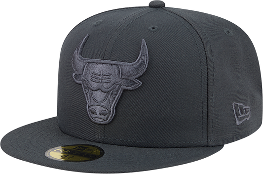 Men's NBA Chicago Bulls Storm Gray Color Pack 59Fifty Fitted Hat