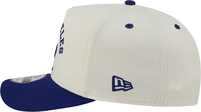 Los Angeles Dodgers New Era Arched Ivory A-Frame 9FIFTY Snapback Hat