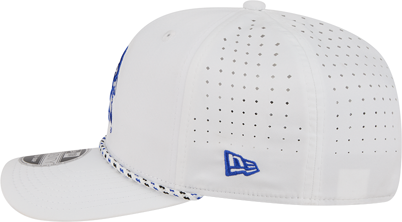 Duke Blue Devils New Era Team White Rope 9SEVENTY Stretch-Snap Adjustable Hat - Pro Jersey Sports