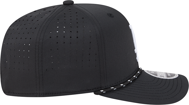 Men's Los Angeles Dodgers New Era Black Performance 9SEVENTY Sport Adjustable Hat