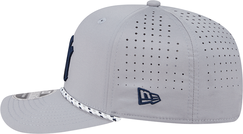 New York Yankees Grey Sport Rope 9SEVENTY Stretch Snap Adjustable Hat