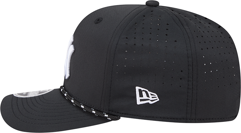 New York Yankees Black Sport Rope 9SEVENTY Stretch Snap Adjustable Hat