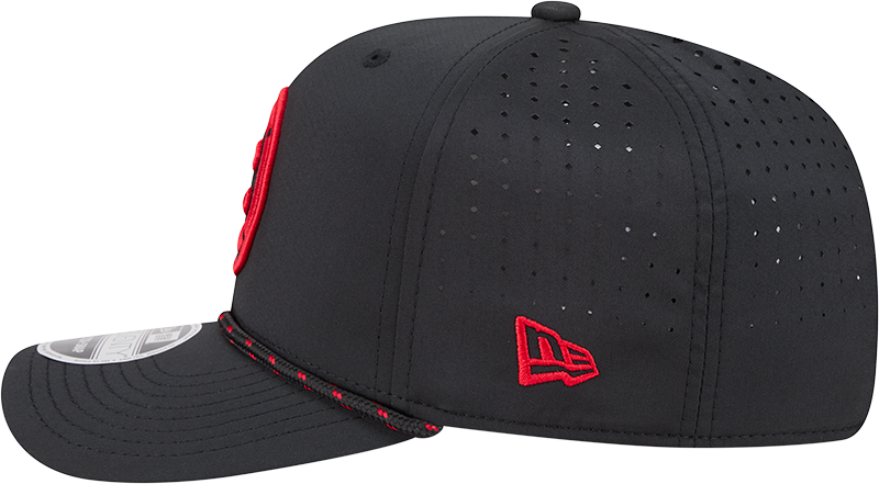 Chicago Fire New Era Black Sport Rope 9SEVENTY Stretch Snap Adjustable Hat