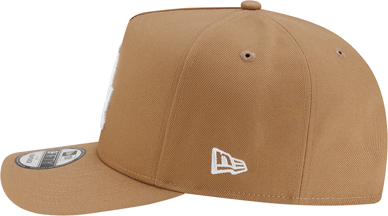 Chicago White Sox New Era Camel Team Logo A-Frame 9FIFTY Snapback Hat