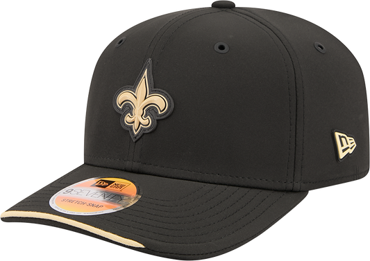 Men's New Orleans Saints New Era 2026 NFL Sideline 9SEVENTY Black Adjustable Hat