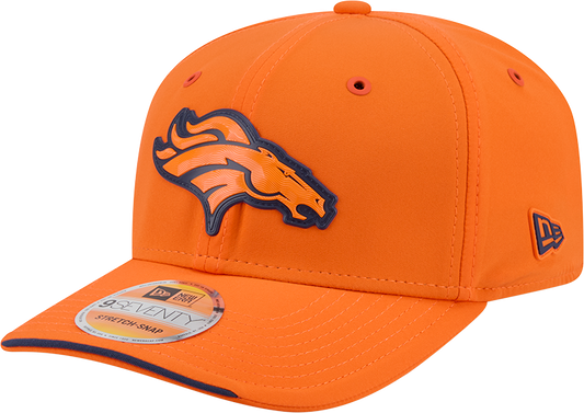 Men's Denver Broncos New Era 2026 NFL Sideline 9SEVENTY Orange Adjustable Hat
