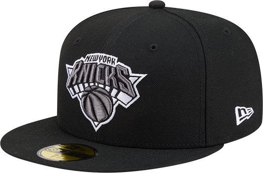 New York Knicks Black Basic New Era 59FIFTY Fitted Hat