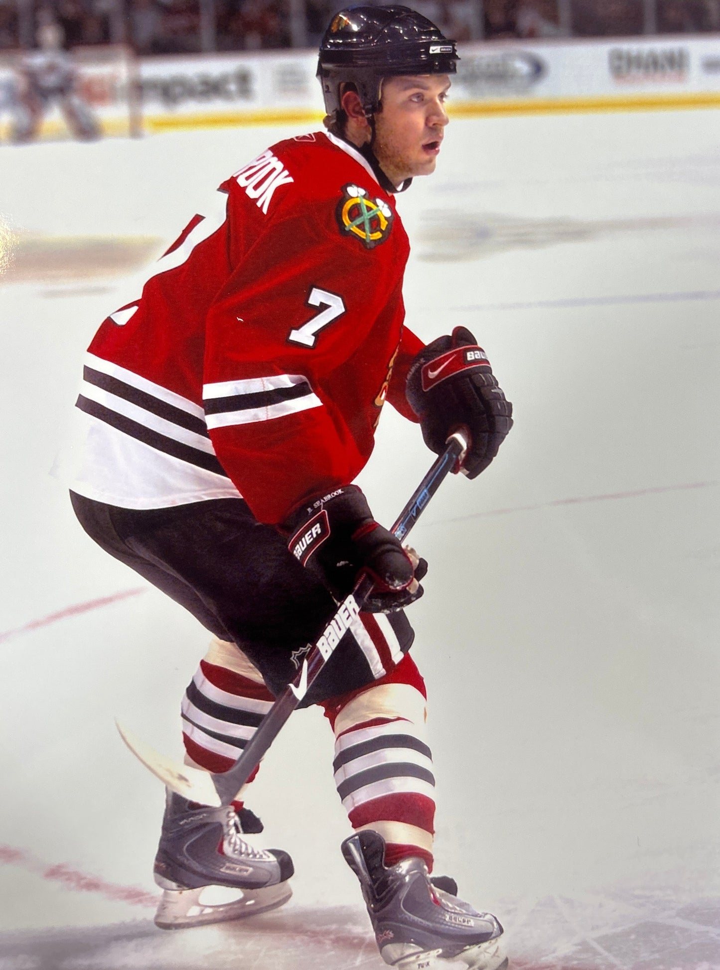 Brent Seabrook Chicago Blackhawks Action Photo (8X10) - Pro Jersey Sports
