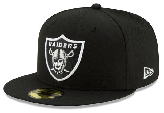 Las Vegas Raiders New Era Black Classic 59FIFTY Fitted Hat - Pro Jersey Sports