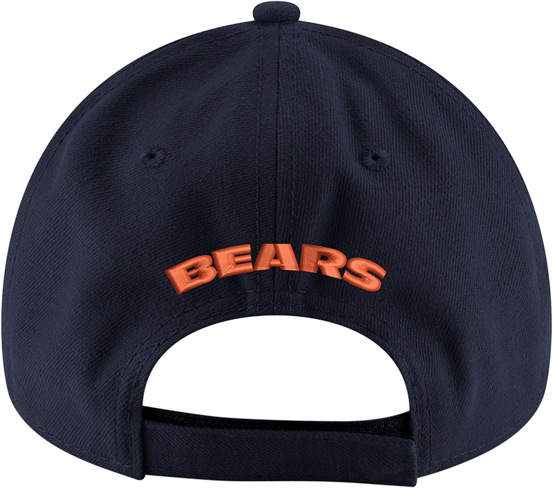 Chicago Bears New Era Navy Classic B Logo 9FORTY Adjustable Hat