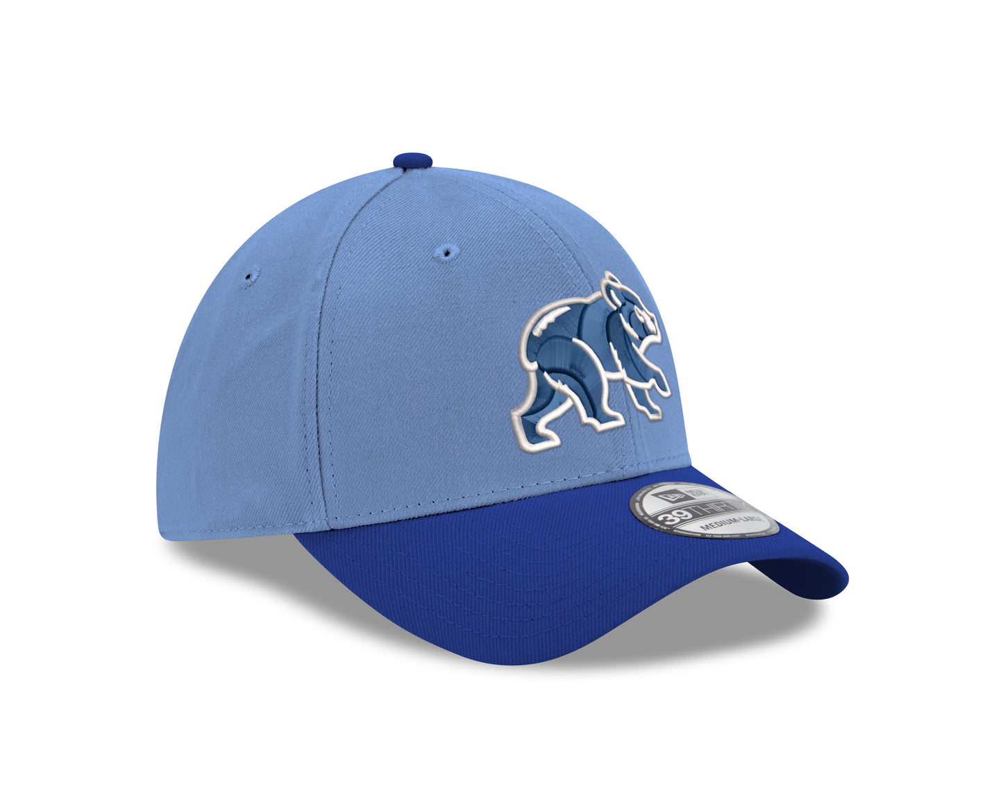 Men's Chicago Cubs New Era Walking Bear 39THIRTY Flex-Fit Hat