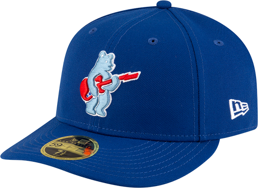Men's Chicago Cubs New Era Royal Alternate Low Profile Guitar Bear BP 59FIFTY Fitted Hat - Pro Jersey Sports