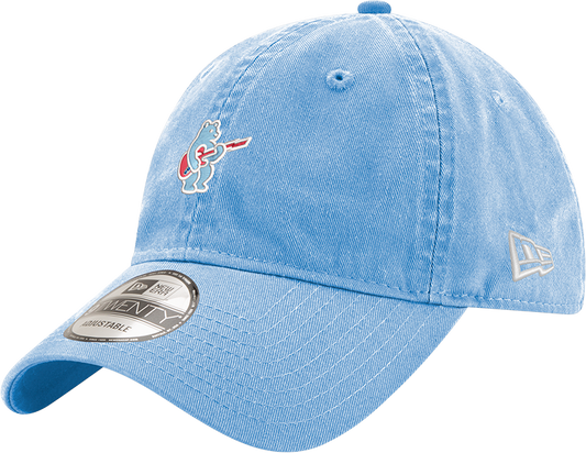 Chicago Cubs New Era Sky Blue Alternate Guitar Bear 9TWENTY Adjustable Hat - Pro Jersey Sports