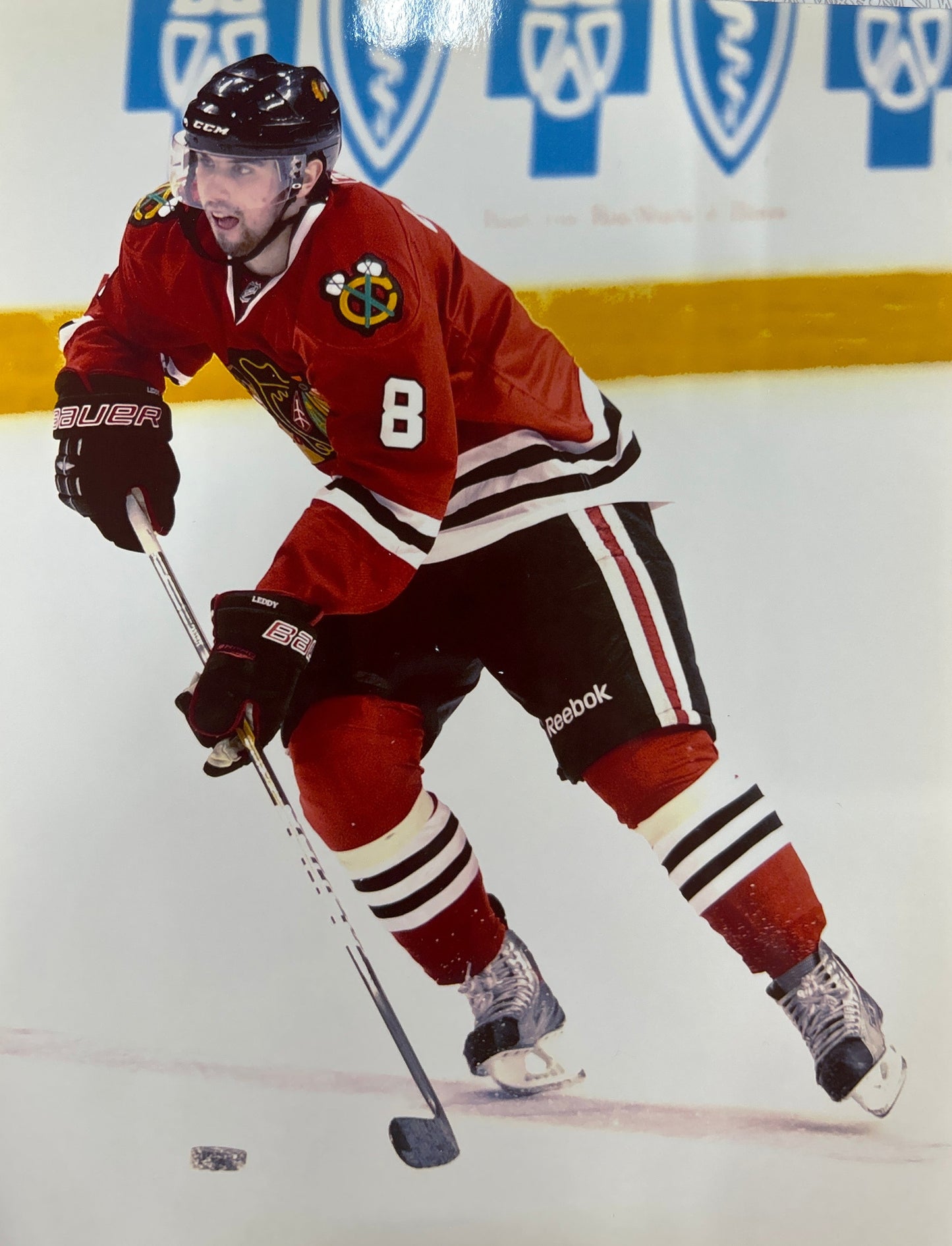 Nick Leddy Chicago Blackhawks Action Photo (8X10) - Pro Jersey Sports