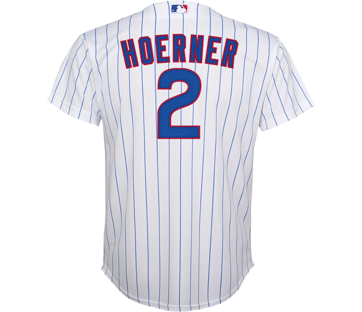 Youth Nike Nico Hoerner Chicago Cubs White Home Game Replica Jersey - Pro Jersey Sports