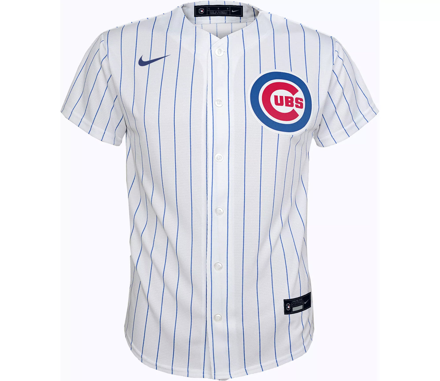 Youth Nike Nico Hoerner Chicago Cubs White Home Premium Replica Jersey