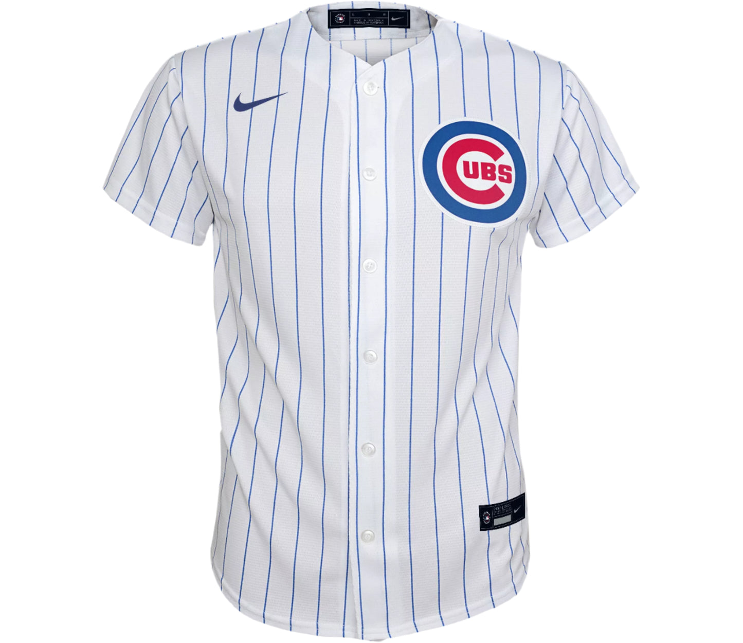 Youth Nike Nico Hoerner Chicago Cubs White Home Premium Twill Jersey - Pro Jersey Sports