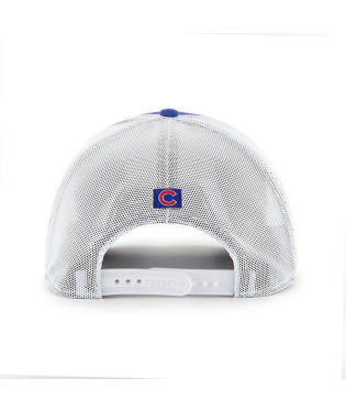 Chicago Cubs '47 Cooperstown Burgess Trucker Snapback Hat - Royal/White - Pro Jersey Sports