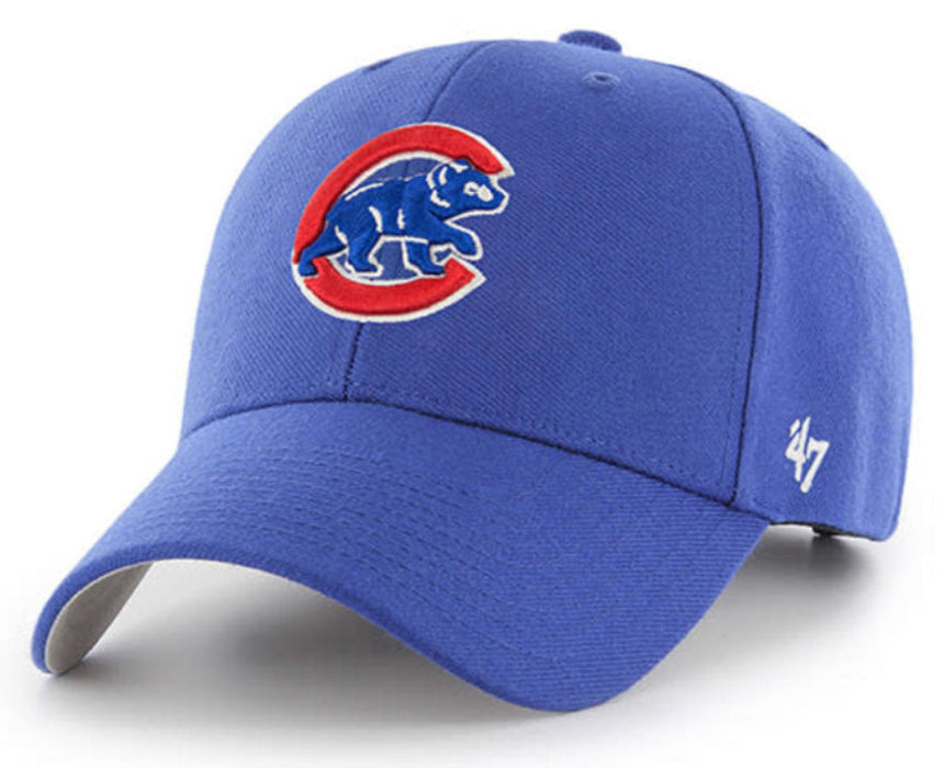 '47 Brand Chicago Cubs Royal Blue Wool MVP Adjustable hat - Pro Jersey Sports