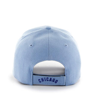 '47 Brand Chicago Cubs Columbia Blue Cooperstown Wool MVP Adjustable hat - Pro Jersey Sports