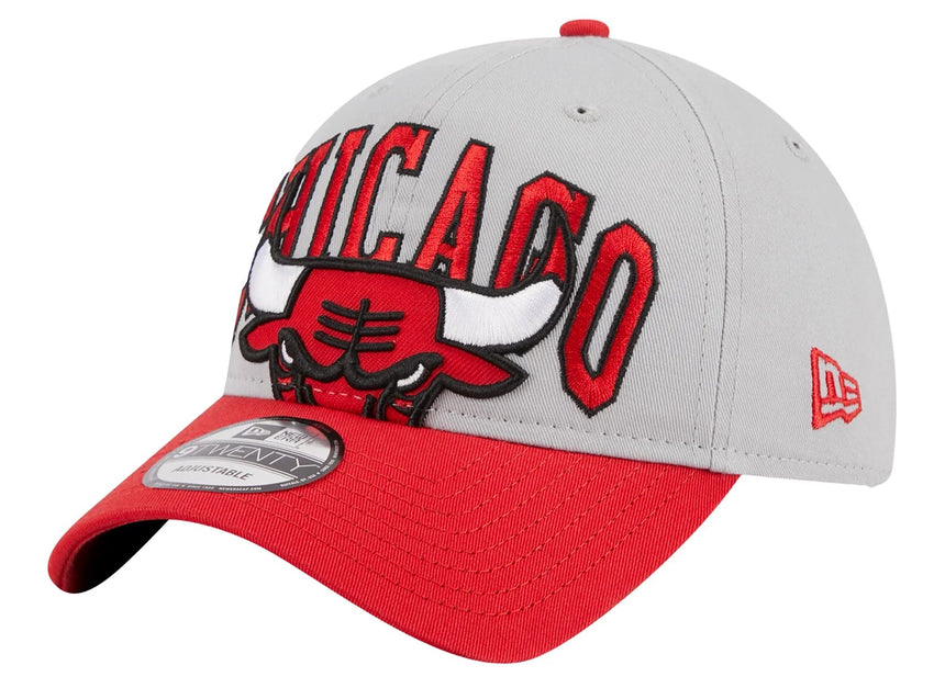 Chicago Bulls 2023 NBA Tipoff Gray/Red 9TWENTY Adjustable Hat By New Era - Pro Jersey Sports