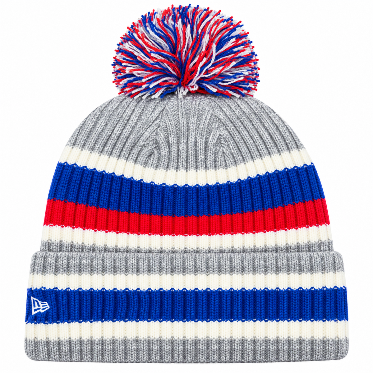 Buffalo Bills Striped Fan Pack Pom Knit