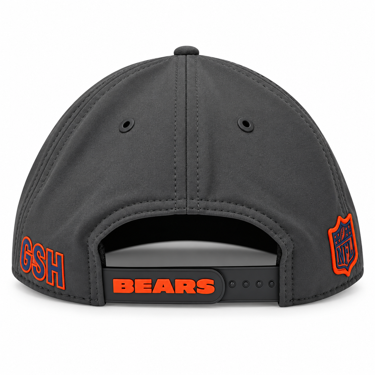 Men's Chicago Bears New Era Graphite 2026 Sideline Primary Logo 9FIFTY Cold Adjustable Hat