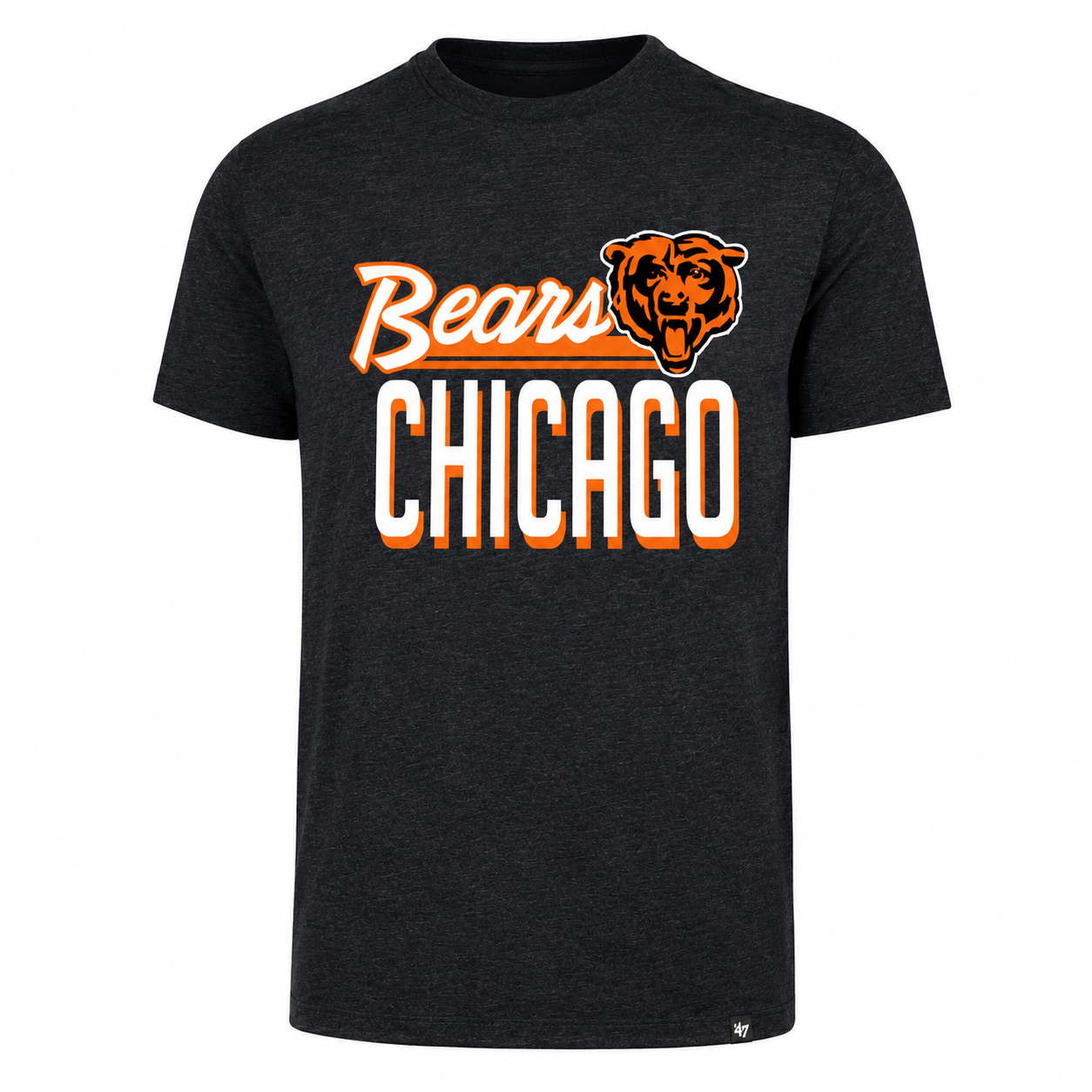 Men's Chicago Bears NFL Retro Script Regional Club Tee By ’47 Brand