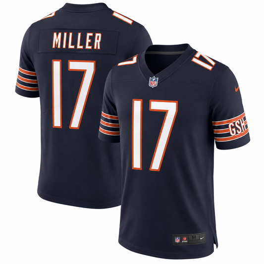 Men's Chicago Bears Anthony Miller Nike Navy Player Limited Jersey