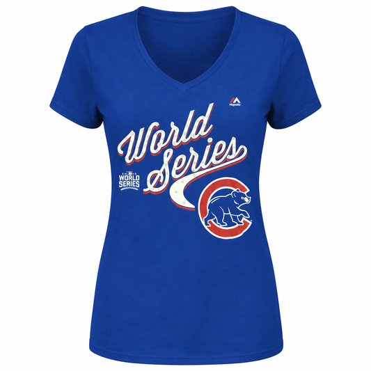 Women's Chicago Cubs 2016 World Series Never Lose Sight Tee