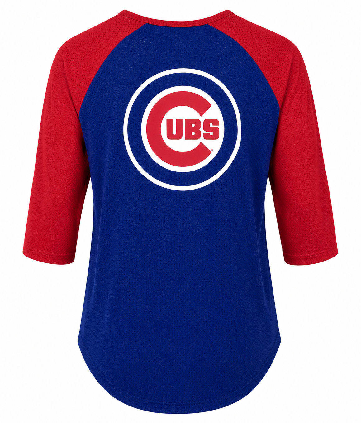Women's Chicago Cubs Touch by Alyssa Milano Blue/Red Perfect Game 3/4-Sleeve T-Shirt