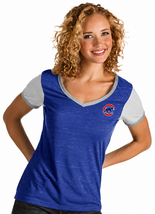 Womens Chicago Cubs Rival Tee By Antigua