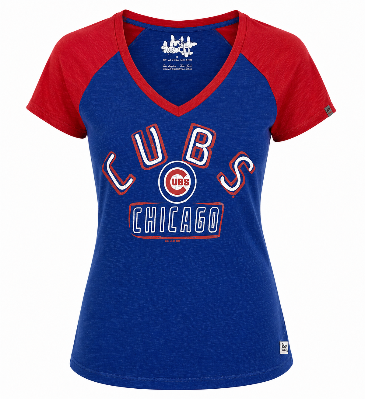 Women's Chicago Cubs Royal Ace Tee by Touch