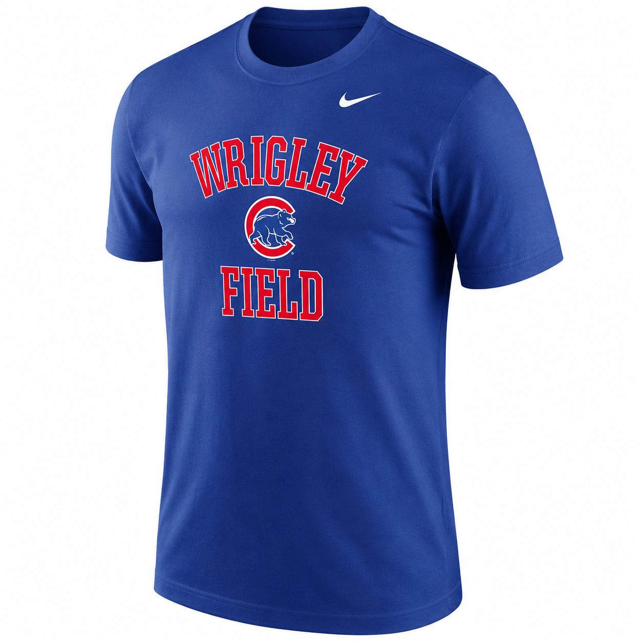 Men's Chicago Cubs Nike Royal Blue Wrigley Field Local Phrase T-Shirt