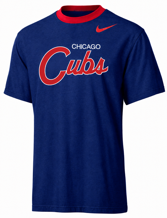 Men's Chicago Cubs Script T-Shirt By Nike